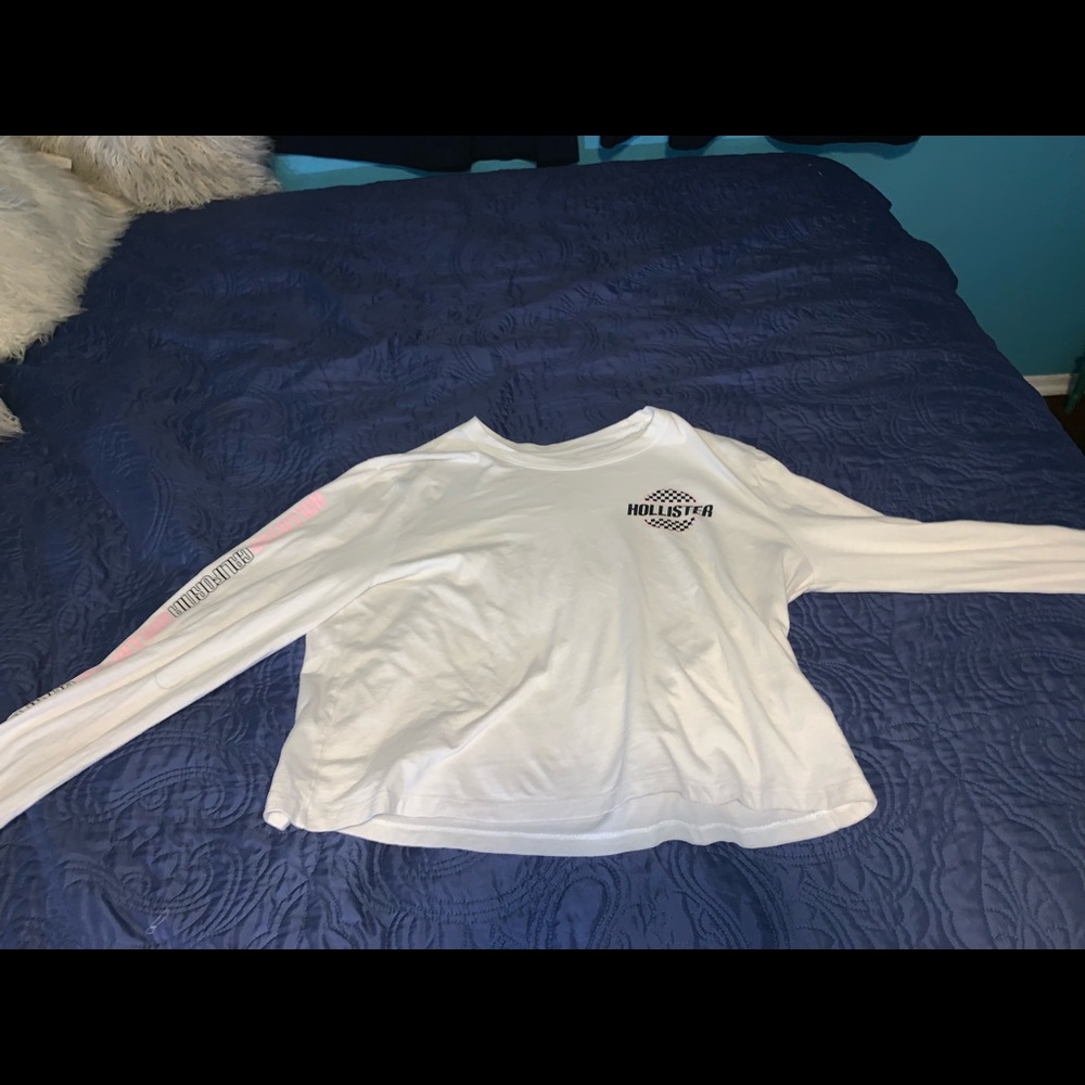 Hollister long sleeve crop